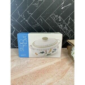 Vintage STUDIO NOVA Garden Bloom Casserole Dish w/ Lid.New